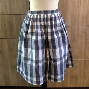 Tommy Hilfiger pleated plaid skirt